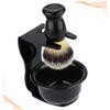 Mikinona High-End Badger Hair Shaving Brush Set Bowl  Beard Brush Tool for Men for Wet Shaving and Grooming view 4