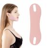 Thinp Double Chin Reducer, Reusable V Line Face Lifting Chin Mask Chin Strap for Double Chin Face Lifting Belt Chin Lift Mask for Skin Tightening and Preventing Sagging (Pink) view 1