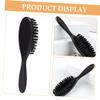 FOYTOKI Barber Brush for Fades Men's Hair Oiling Comb Facial Hair Brush for Travel view 3