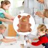 1/4pcs Nail Brush - Cute Bear Shaped Handle Grip Nail Brush | Children's Nail Cleaning Brush Massage Brush | Soft Bristles Bear Nail Brush For Baby T-oddler And Children | Gently Cleans Kid's Nails view 3