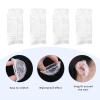 100 Pcs Ear Covers for Hair Dye, Clear Disposable Ear Covers for Shower Waterproof Plastic Ear Protectors Ear Shower Caps Care Ear Protection for Hair Dye Shower Bathing Spa Salon Home Hotel view 3