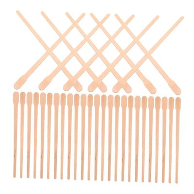 FOYTOKI 300pcs Wax Applicator Sticks for Eyebrow Lip Nose Hair Removal Gentle Waxing Tools for Sensitive Areas Organized Bag Packaging for Easy Access