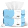 100 Count Disposable Face Towel, Biodegradable Facial Dry Wipes, Super Soft & Thick Face Cloth, Lint-Free Face Towelettes for Sensitive Skincare, Makeup Remover Dry Wipes, Facial Cleansing (2 Pack) view 1