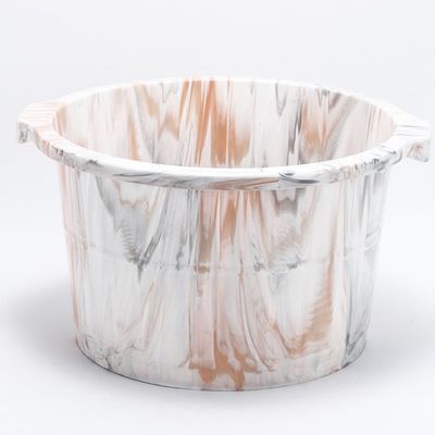 PA-DABAOO Foot Spa Bucket, Foot Bath Tub with Handle, Plastic Foot Bath Bucket for Adults and Children, Pedicure Foot Spa Bucket for Outdoor Foot Washing Camping Travel,Style d