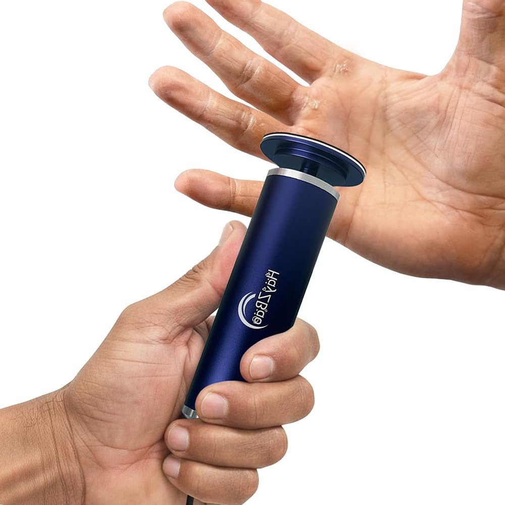 Electric Callus Remover for Hands & Foot - Dead Skin Removal,Precision Callus Remover with 60 Pcs Sandpaper Discs- Ideal for Gym Enthusiasts,Climbers,Athletes (Blue)