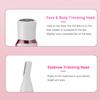 Bikini Trimmer for Women, Electric Razor Hair Shaver for Face Nose Eyebrow Beard Mustache Arm Leg Armpit Bikini, Replaceable Lady Facial Razor, Painless Rechargeable 4 in 1 Women Body Shaver for Trip view 4