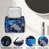 YPPAHHHH Ocean Turtle Travel Toiletry Bag for Women Men, Tropical Coral Fishs Makeup Bag Cosmetic Case Hanging Dopp Kit Large Organizer Bag for Toiletries Accessories view 3