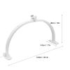 Asixxsix Half Moon Light for Nail Desk with Phone Holder, Half Moon Lamp with 3 Color Modes & 10 Level Adjustable Brightness, Half Moon LED Light for Nail Tech, Foldable Arch Light for view 4