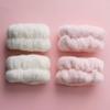Mei Apothecary 2 Pairs Skincare Wristbands, Wrist Bands for Washing Face, Drip-Free Spa Makeup Wristbands, Pink & White view 2