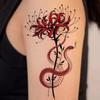 10pcs Red Tattoo Sticker Set Temporary Stickers Tattoo Color Body Art Tattoo Tattoo for Women Girls Men view 3
