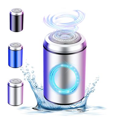 Mini Electric Shaver Portable Mini Electric ShaverMini Portable Electric ShaverPortable Pocket Travel Shaver for Men Women, Pocket Size Electric Razor for Men (Gray)