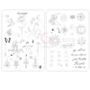 3PCS Rasmet Silicone Tattoo Training Pad 1.5mm Thickness Double Sided Pre-printed Gray Design Fine Line Tiny Practice Skin for Tattoo Line Practice Shading view 1
