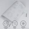 3PCS Rasmet Silicone Tattoo Training Pad 1.5mm Thickness Double Sided Pre-printed Gray Design Fine Line Tiny Practice Skin for Tattoo Line Practice Shading view 4