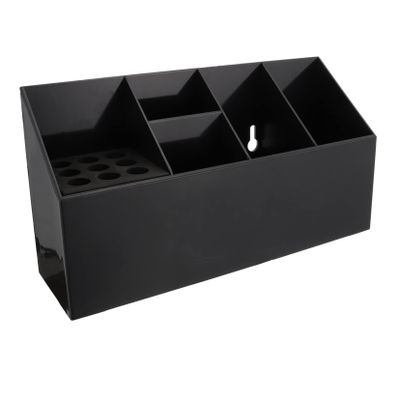 NOLITOY Hair Cutting Scissors Stand Hairdressing Tool Storage Box Barber Scissor Holder Abs Material Hair Salon Supplies