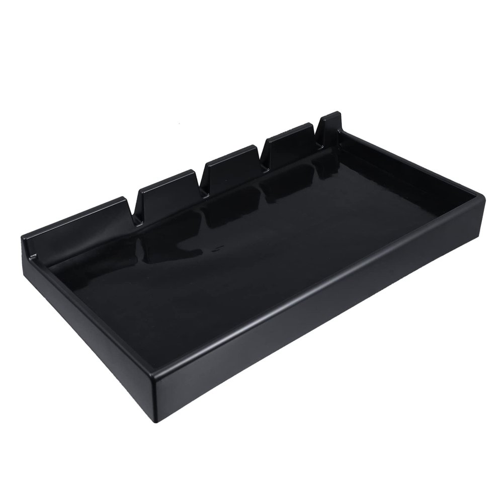 NOLITOY Electric Shears Display Box for Hair Clippers Professional Hair Trimmer Tray Suckers for Stability Material Organizer for Barber Tools Compact Design for Workstation Use