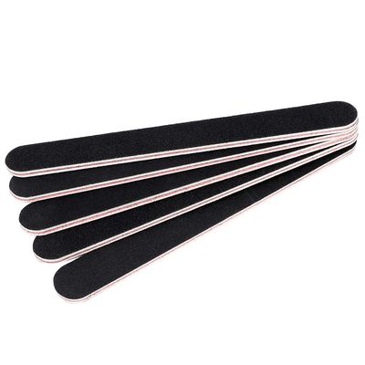 5pcs Sanding Nail File, Double Sided Round Head Nail Files and Buffers Manicure Tools Fingernail Files Nail File and Buffer Set Nail Buffer Block for Nail Salon