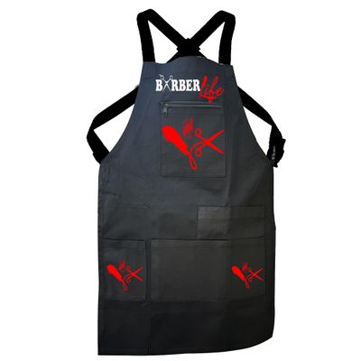 Leo Design Professional Barber Custom Barber Apron,Haircut Barbershop uniform apron,Salon cloth uniform