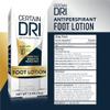 Certain Dri Antiperspirant Foot Lotion, 24-Hour Sweat & Odor Protection, Quick-Drying & Non-Sticky Formula, Dermatologist-Tested, Doctor-Recommended, 1.3 oz view 2