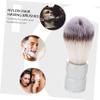 FRCOLOR Nylon Shaving Brush Men's Shaving Brush Beard and Face Cleaning Metal Handle Close and Comfortable Shave view 2