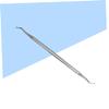 Beatifufu 3pcs Stainless Steel Cuticle Pusher Remover Spoon Nail Cleaner Tool for Men Women Professional Nail Care (g12) view 3