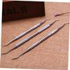 Beatifufu 3pcs Stainless Steel Cuticle Pusher Remover Spoon Nail Cleaner Tool for Men Women Professional Nail Care (g12) view 4