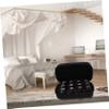 BIUDECO 1pc Essential Oil Storage Case Portable Travel Organizer for Essential Oils Holder Convenient Handle for Safe Transport Black view 3