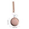 Golden Keychain Mirror Pendant, Folding Double-Sided Mini Makeup Mirror view 2