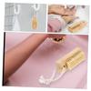 HAPINARY 4pcs Portable Nail Brush Bamboo Sisal Nail Cleaning Brush for Fingernails Toenails view 3