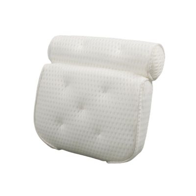 HONMEET Mesh Bath Pillow Spa Tub Cushion Suction Head Neck Rest Pillow for Home Bathroom