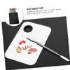 Beatifufu Stainless Steel Nail Art Palette Colors Nail Paint Mixing Palette Professional Makeup Kit view 3