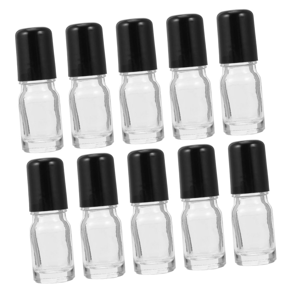 Outanaya 25pcs Glass Essential Oil Roller Bottles Refillable Perfume Bottles Leakproof for Diy