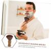 BIUDECO 1pc Male Shaving Brush Portable Personal Care Tool for Beard Grooming Bristles Handle for Daily Use and Travel view 4