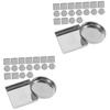 Beatifufu 60pcs Empty Aluminum Pans Eyeshadow Containers Lightweight Metal Makeup Accessory for Blush Concealer Travel Use view 1