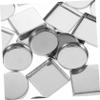 Beatifufu 60pcs Empty Aluminum Pans Eyeshadow Containers Lightweight Metal Makeup Accessory for Blush Concealer Travel Use view 4