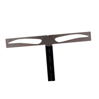 Beatifufu Professional Eyebrow Stencil Ruler Kit Three-point Balance Measuring Tool for Symmetrical Eyebrow Shaping for Beginners and Makeup Artists
