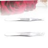 Beatifufu 2pcs Stainless Steel Eyebrow Clip Tweezers for Hair Removal Eyebrow Plucker Makeup Tools Safe Precise for Women Random Color view 3