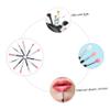 HONMEET 12pcs Silicone Lip Brush Makeup Brush Makeup Applicator for Precision Application for Travel Daily Use view 3