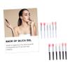 HONMEET 12pcs Silicone Lip Brush Makeup Brush Makeup Applicator for Precision Application for Travel Daily Use view 4