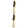 FOYTOKI 2pcs Practical Beard Cleaning Brush Solid Wood Handle Beard Shaving Brush for Home Use view 1