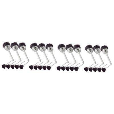 BIUDECO 32pcs Nail Drill Bits Cleaning Brush Mini Manicure Accessories for Nail Salon for and Art