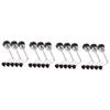 BIUDECO 32pcs Nail Drill Bits Cleaning Brush Mini Manicure Accessories for Nail Salon for and Art view 1