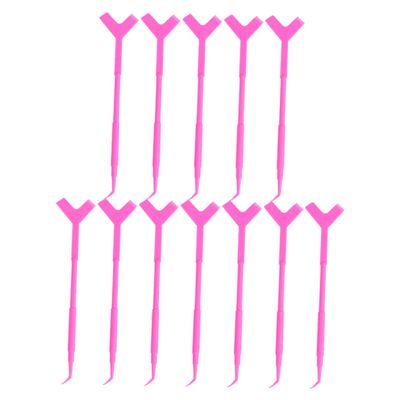 PLAFOPE 12pcs Eyelash Perming Lift Rod Separator Lash Makeup Tool Professional Lash Brush for Perm and Lift