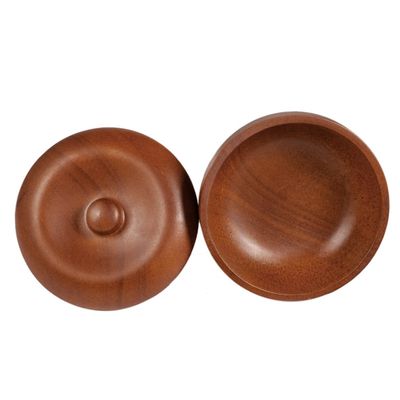 HONMEET Wooden Shaving Bowl with Lid Practical Shaving Soap and Cream Bowl for Men Compact Design for Home and Barbershop Use Male Friends