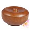 HONMEET Wooden Shaving Bowl with Lid Practical Shaving Soap and Cream Bowl for Men Compact Design for Home and Barbershop Use Male Friends view 2