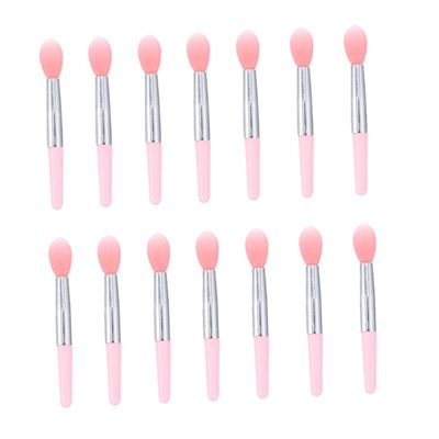 HONMEET Silicone Lip Brush for Easy Application Mini Lip Brushes with Comfortable Grip for Makeup Enthusiasts for Travel Go Use