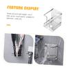 BIUDECO Bathroom Wall Shelf Electric Shaver Holder Nail Install Storage Rack for Razor Shaving Accessories view 3