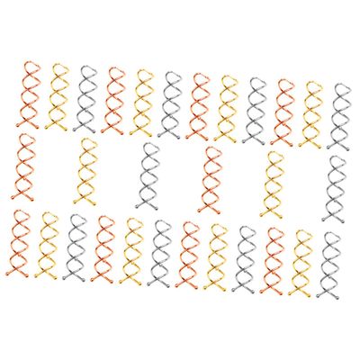 HAPINARY 30pcs Spiral Hair Bun Clips Hair Bun Styling Tools for Women Girls for Daily Wear Parties Weddings Yoga