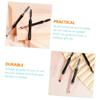Outanaya 10pcs Dual Tip Eyebrow Brushes Cap Portable Brow and Eyelash Applicators for Eye Makeup for Girls and Makeup Artists and Lightweight Design view 2