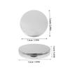 BIUDECO Loose Powder Box Case Set of 2 Portable Mini Cosmetic Containers Makeup Powder Puff Case Mirror for Blush Eye Shadow view 2