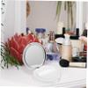 BIUDECO Loose Powder Box Case Set of 2 Portable Mini Cosmetic Containers Makeup Powder Puff Case Mirror for Blush Eye Shadow view 4